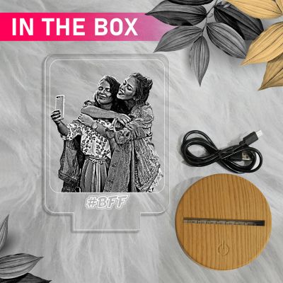 Personalized Photo frame Gift for BFF, Birthday Gift for Friends